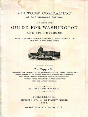 cover image of A Complete Guide for Washington and Its Environs